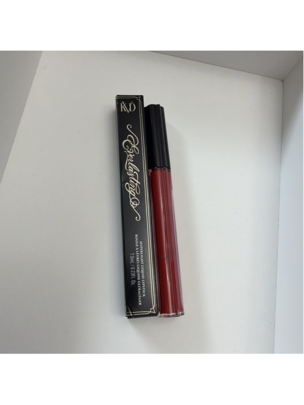 KVD Everlasting Hyperlight Liquid Lipstick Bloodflower 76 Full Size 7 mL